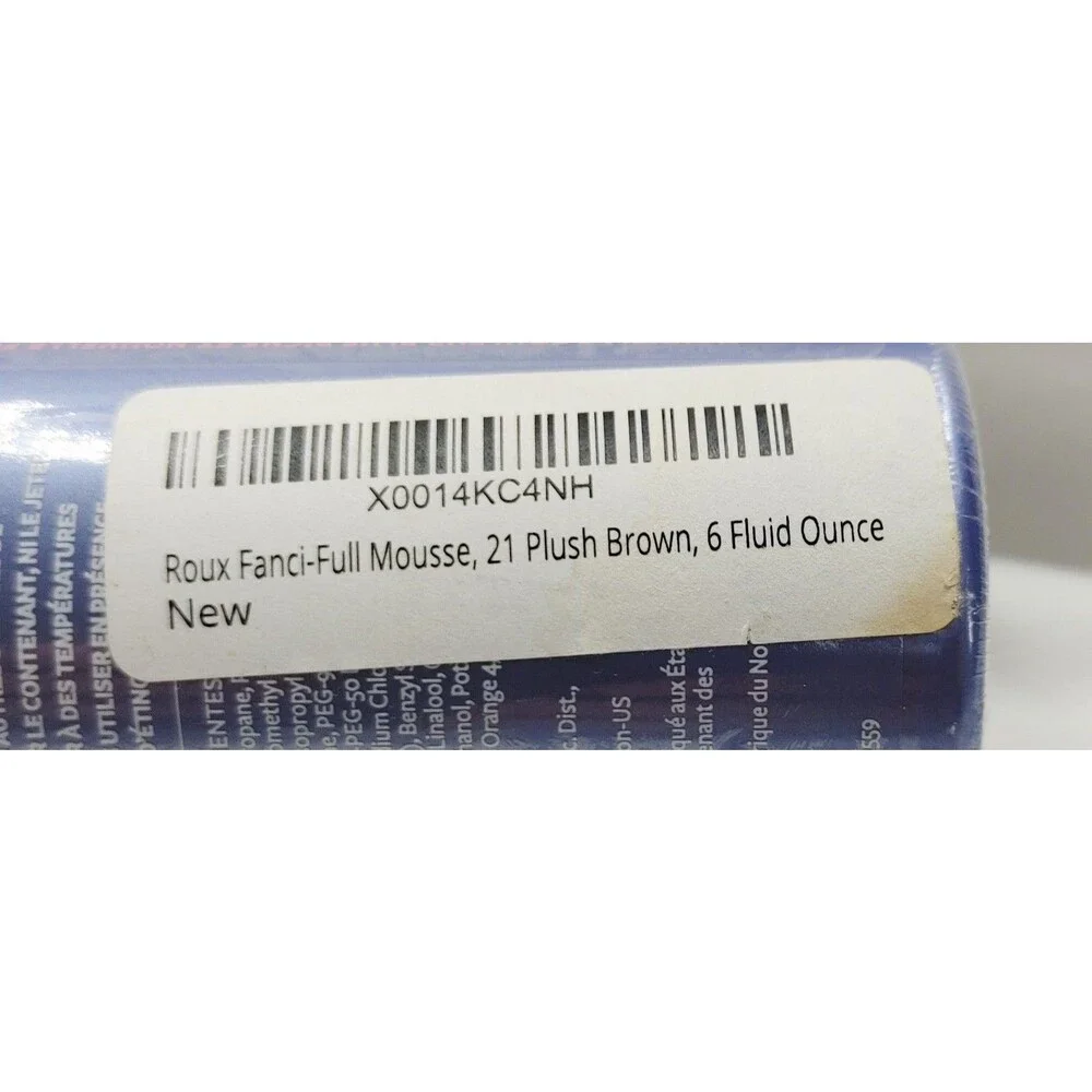 Roux Fanci-Full Instant Color Mousse #21 Plush Brown 6oz One Can